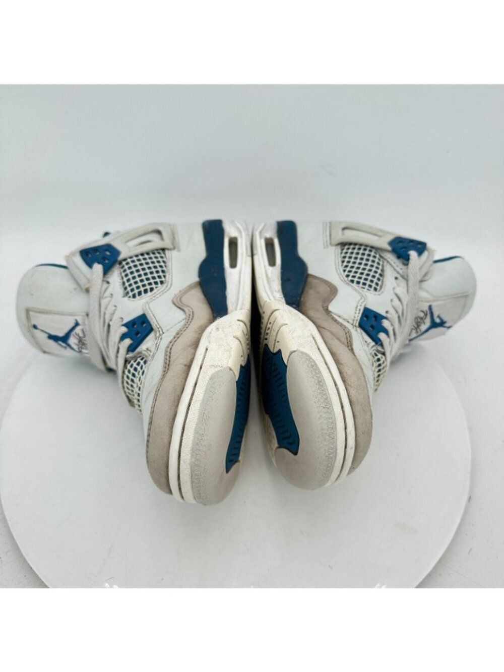 Nike Air Jordan 4 Retro Youth Size 5.5Y women 7 HF4281-141 Industrial Blue Shoes - Picture 7 of 11